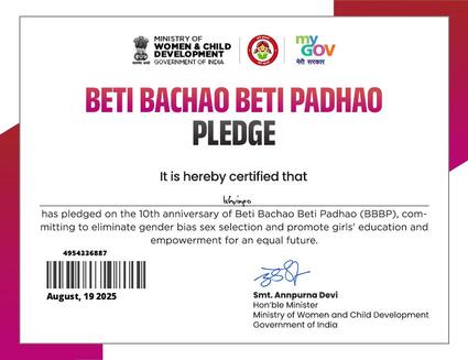 Ishvingo_support_bet_badhao_beti_padhao